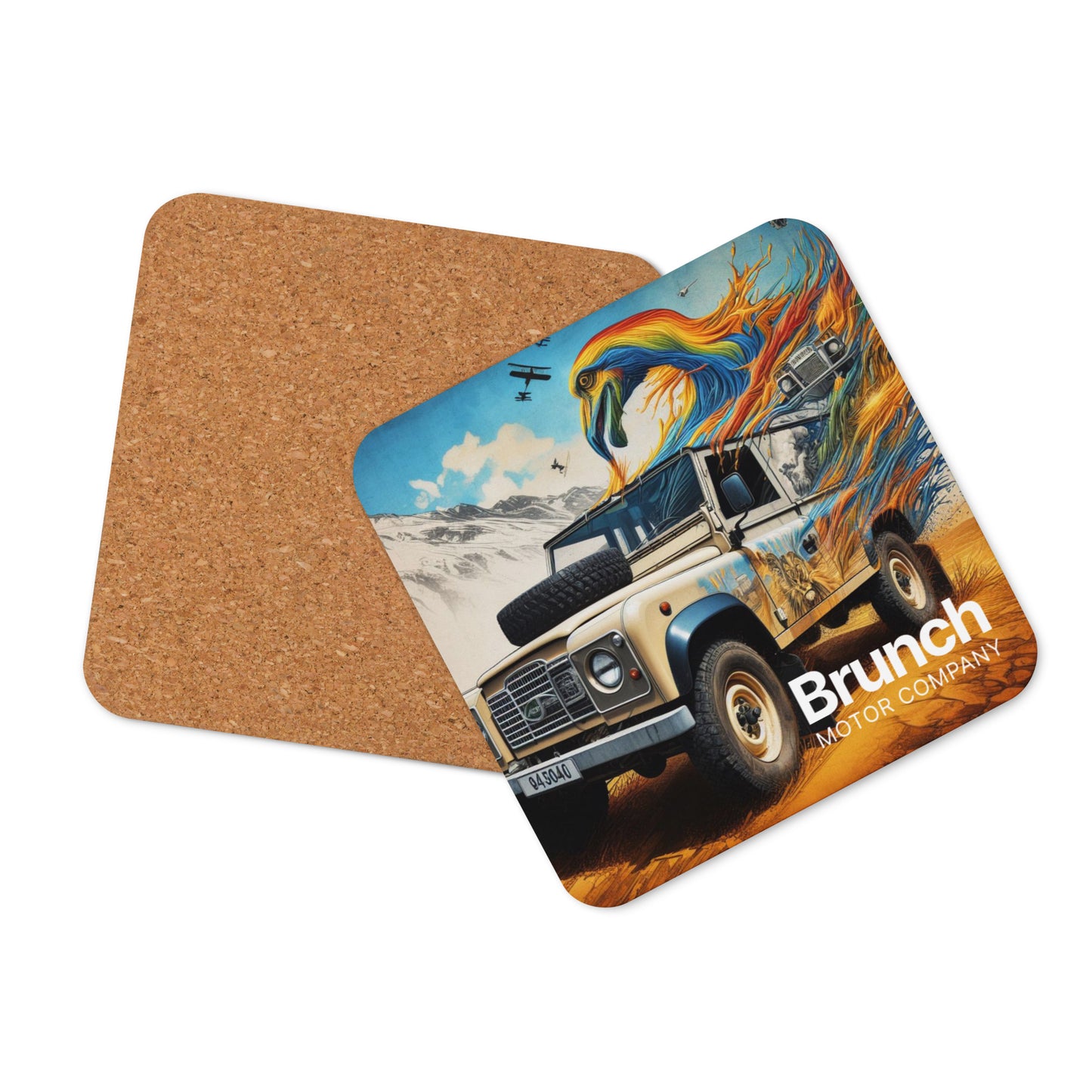 Coaster - Half Vintage Truck, Half Bird-freak