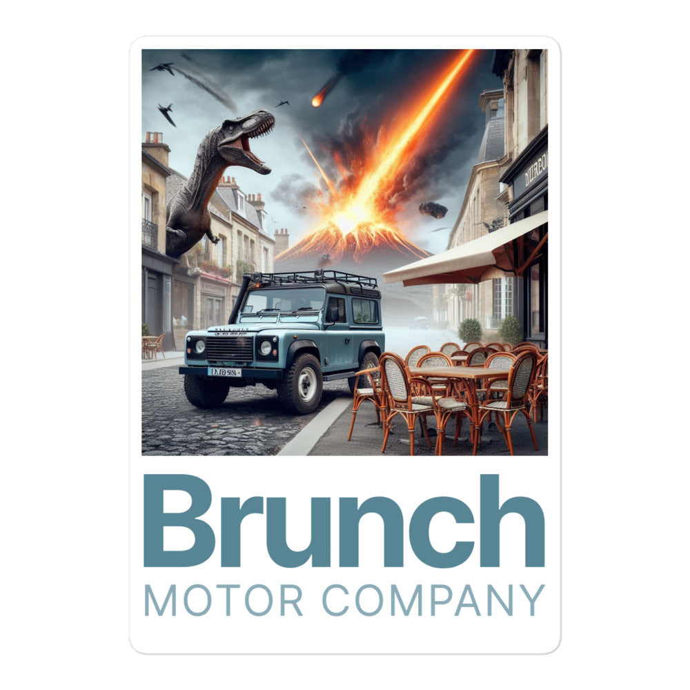 The Sticker - Volcano Dinosaur Comet Brunch
