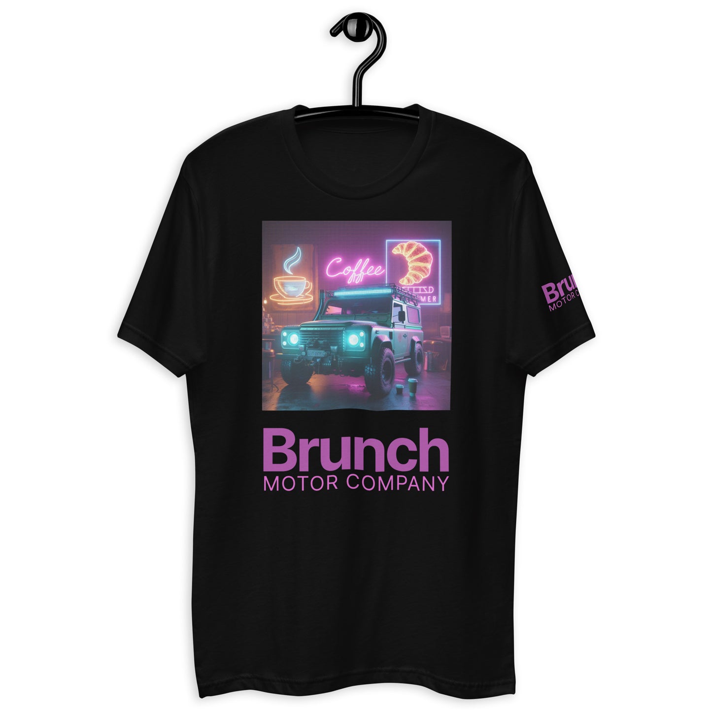 T-Shirt - Xenon Neon Coffee Brunch Club