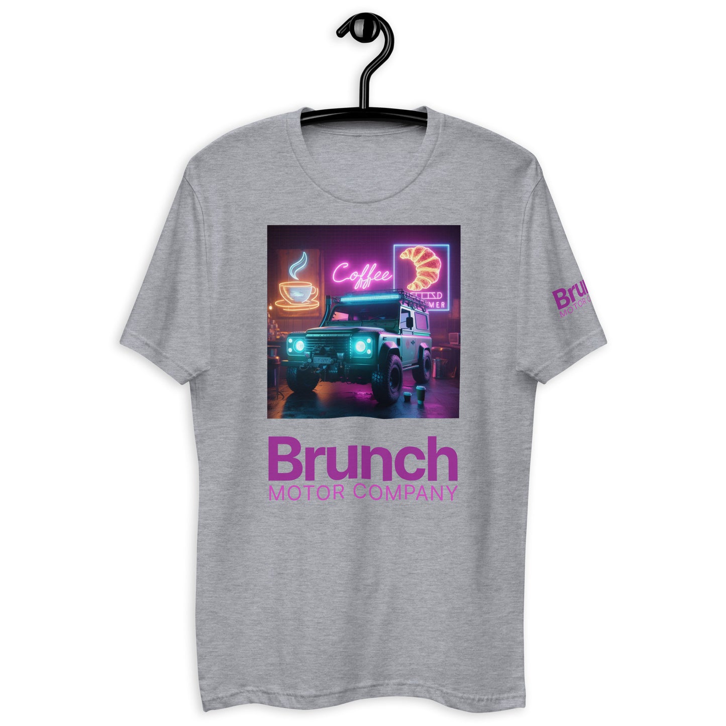 T-Shirt - Xenon Neon Coffee Brunch Club