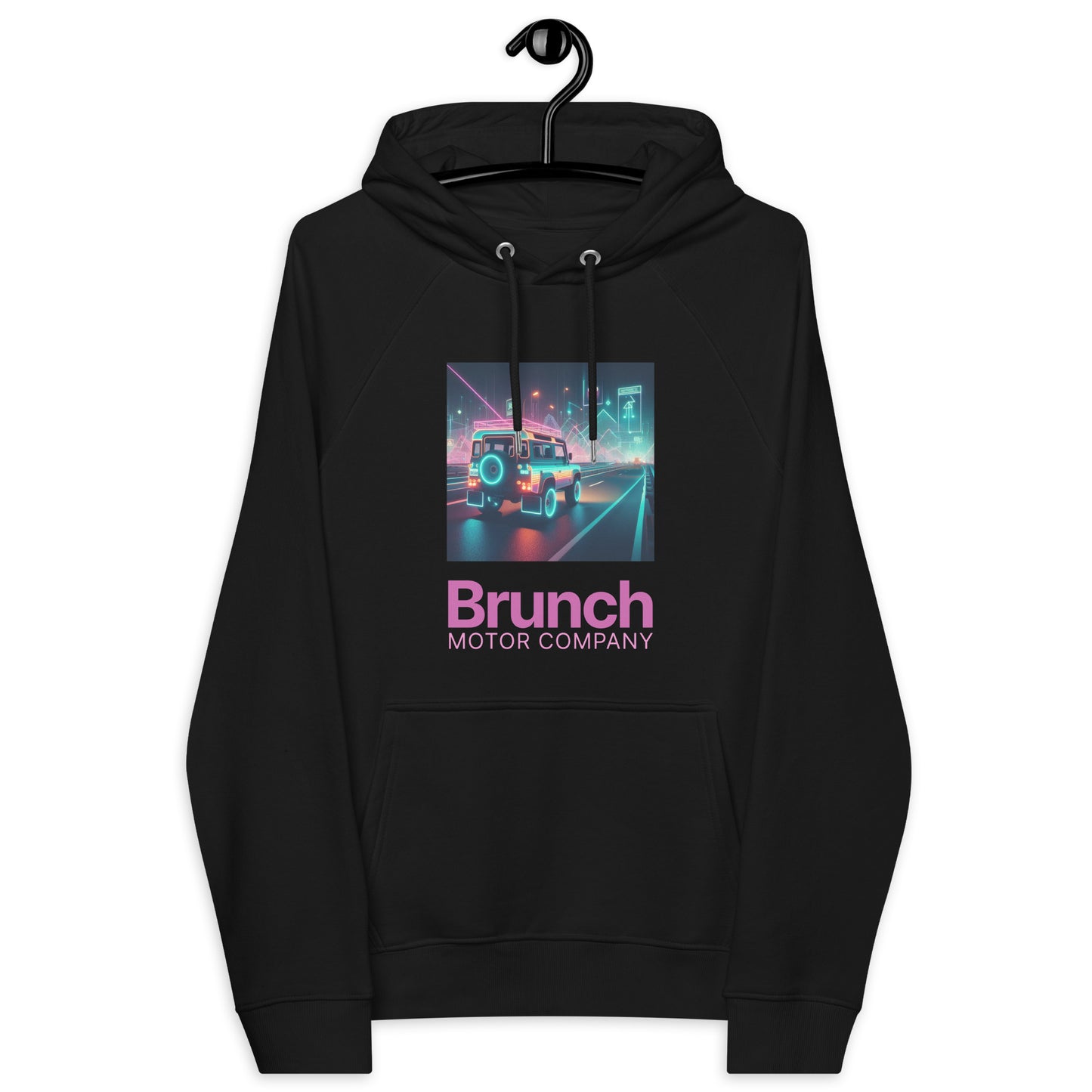 The Hoodie - Synthwave Neon Brunch Run